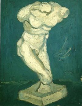 Vincent Van Gogh : Plaster Statuette of a Male Torso
